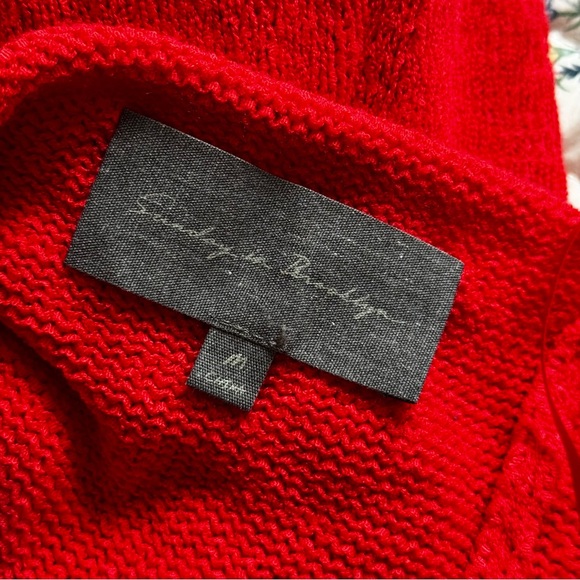 Anthropologie Sunday in Brooklyn Open Back Knit Maxi Dress, Red – Medium - Picture 6 of 6